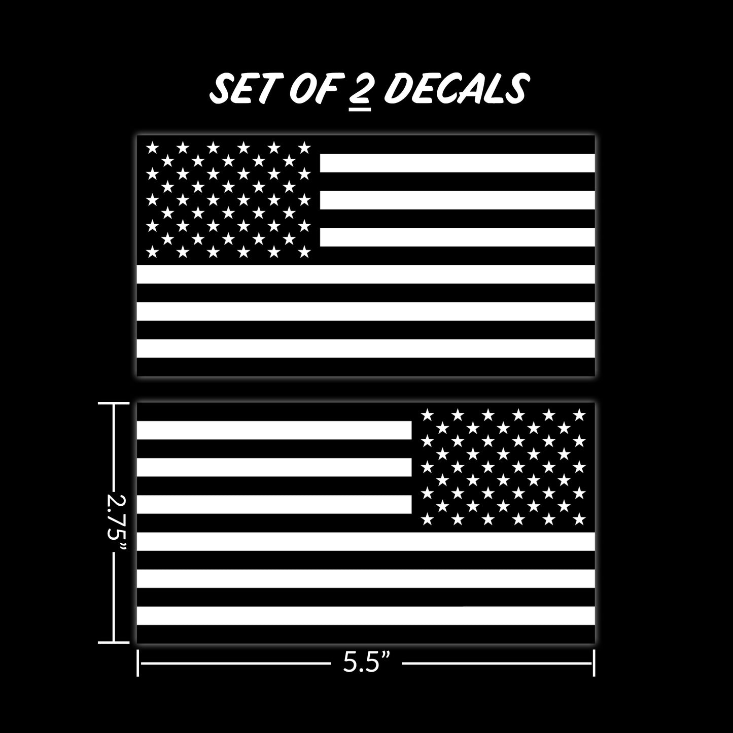 Black/White Flags
