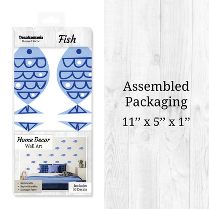 Blue Fish Wall Decals