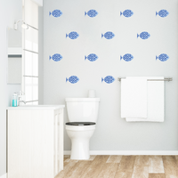 Thumbnail for Blue Fish Wall Decals