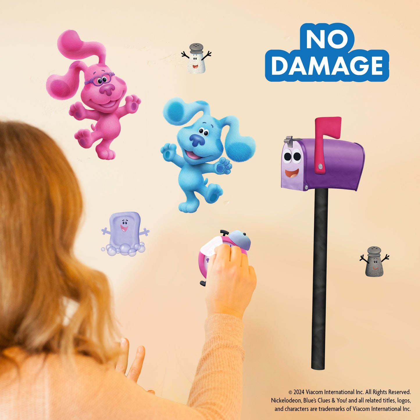 Blue's Clues Group Wall Decal