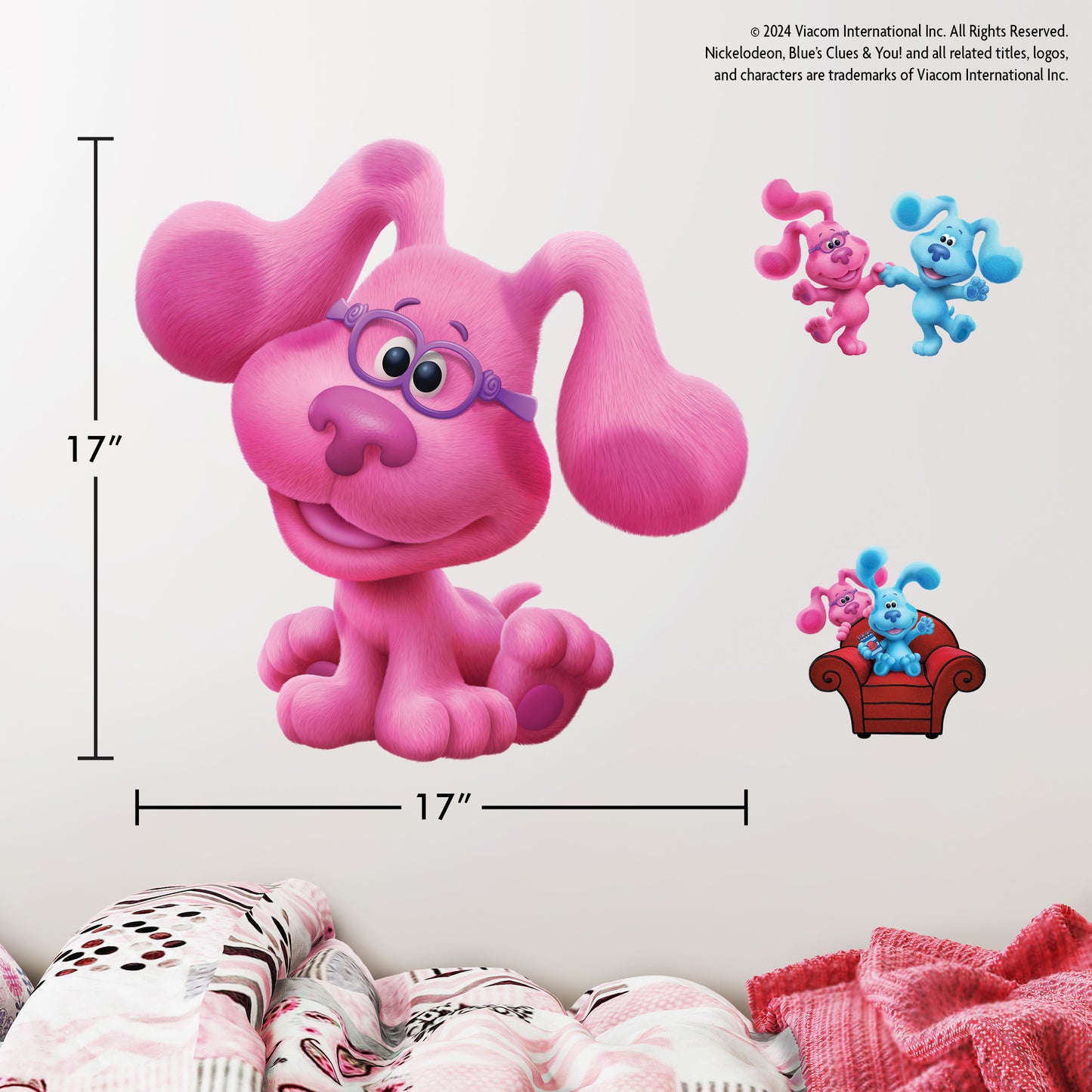Blue's Clues Magenta Wall Decal