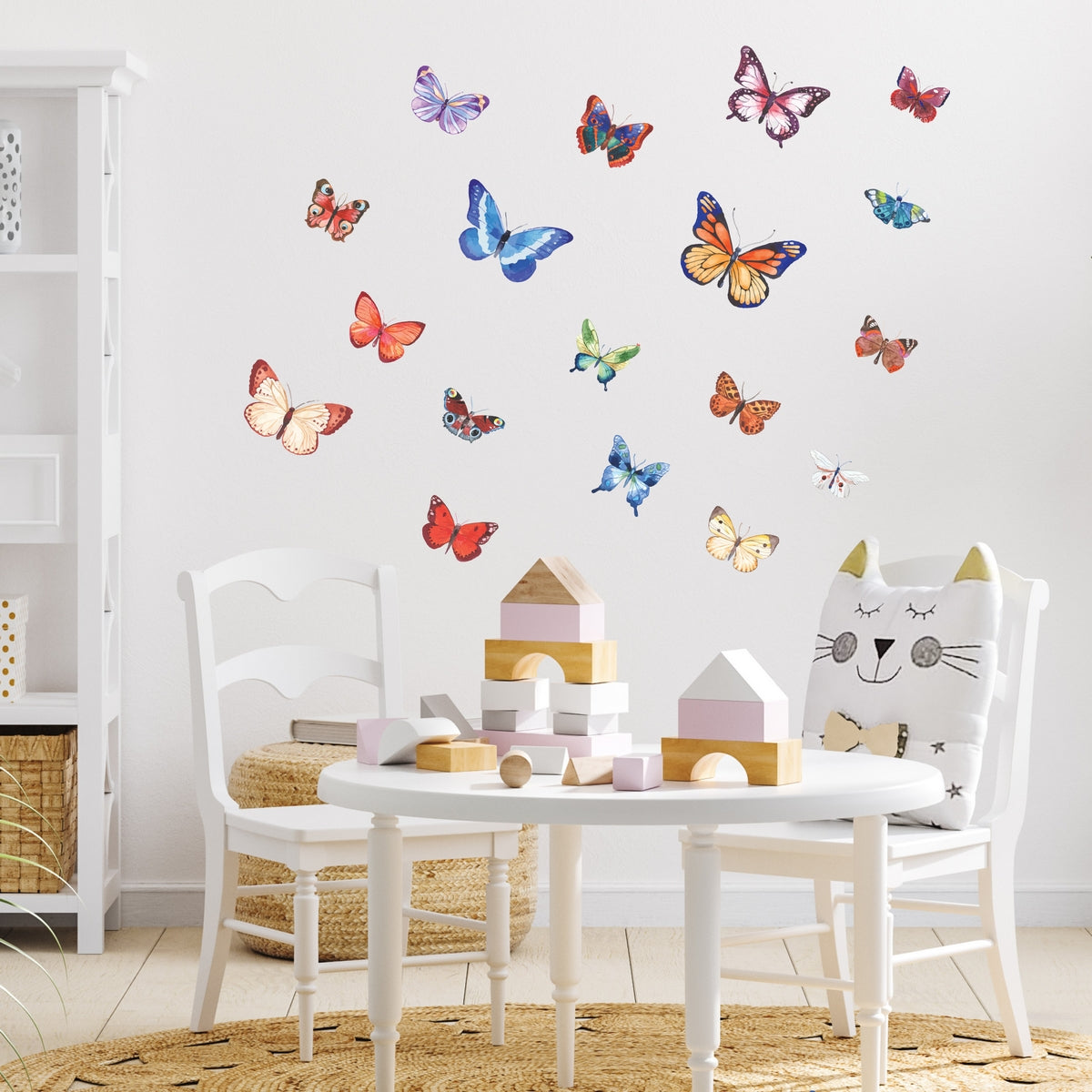 Colorful Butterflies Wall Decals