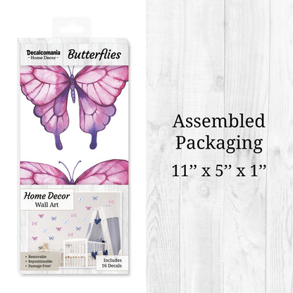 Watercolor Butterflies Wall Decals