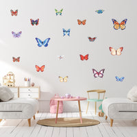 Thumbnail for Colorful Butterflies Wall Decals