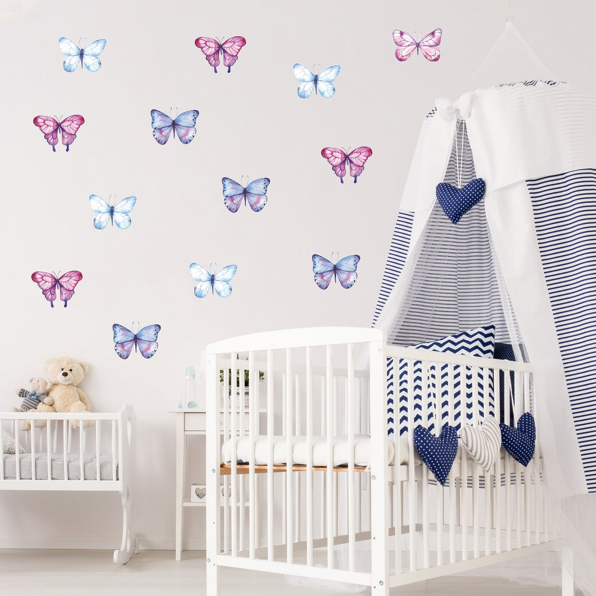 Watercolor Butterflies Wall Decals