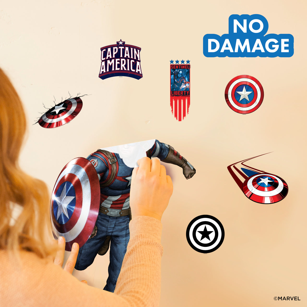 Captain America Wall Decal