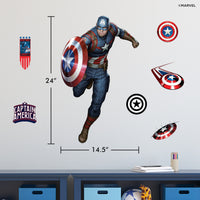 Thumbnail for Captain America Wall Decal
