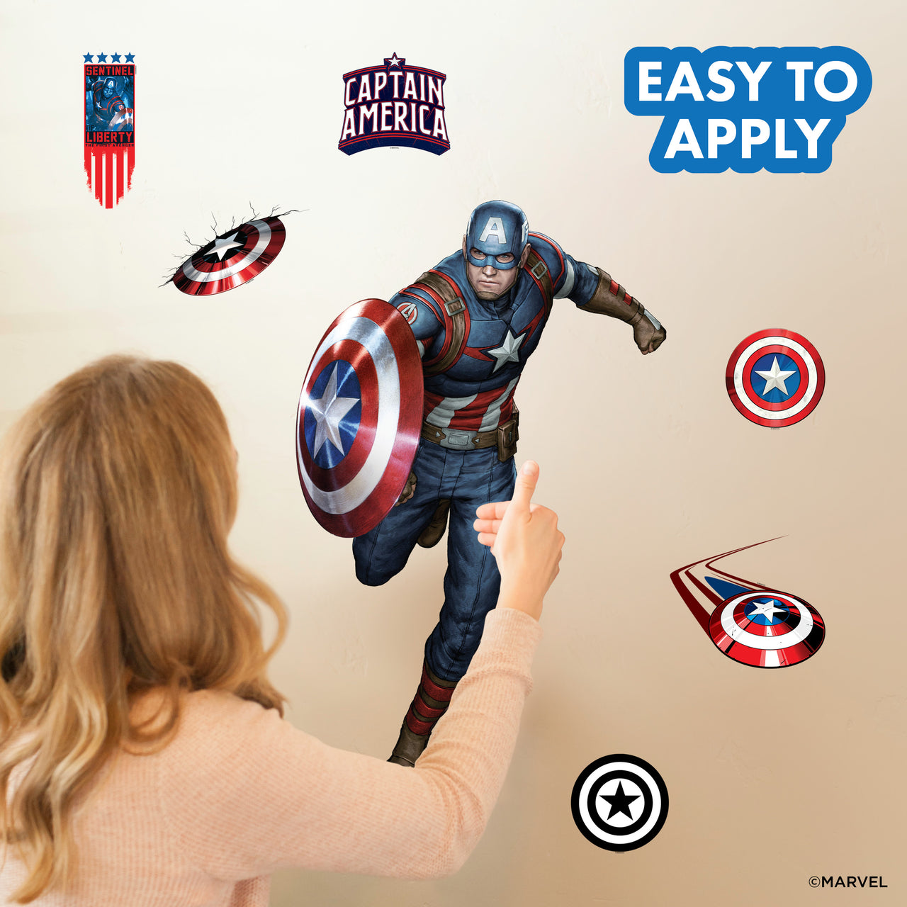 Captain America Wall Decal