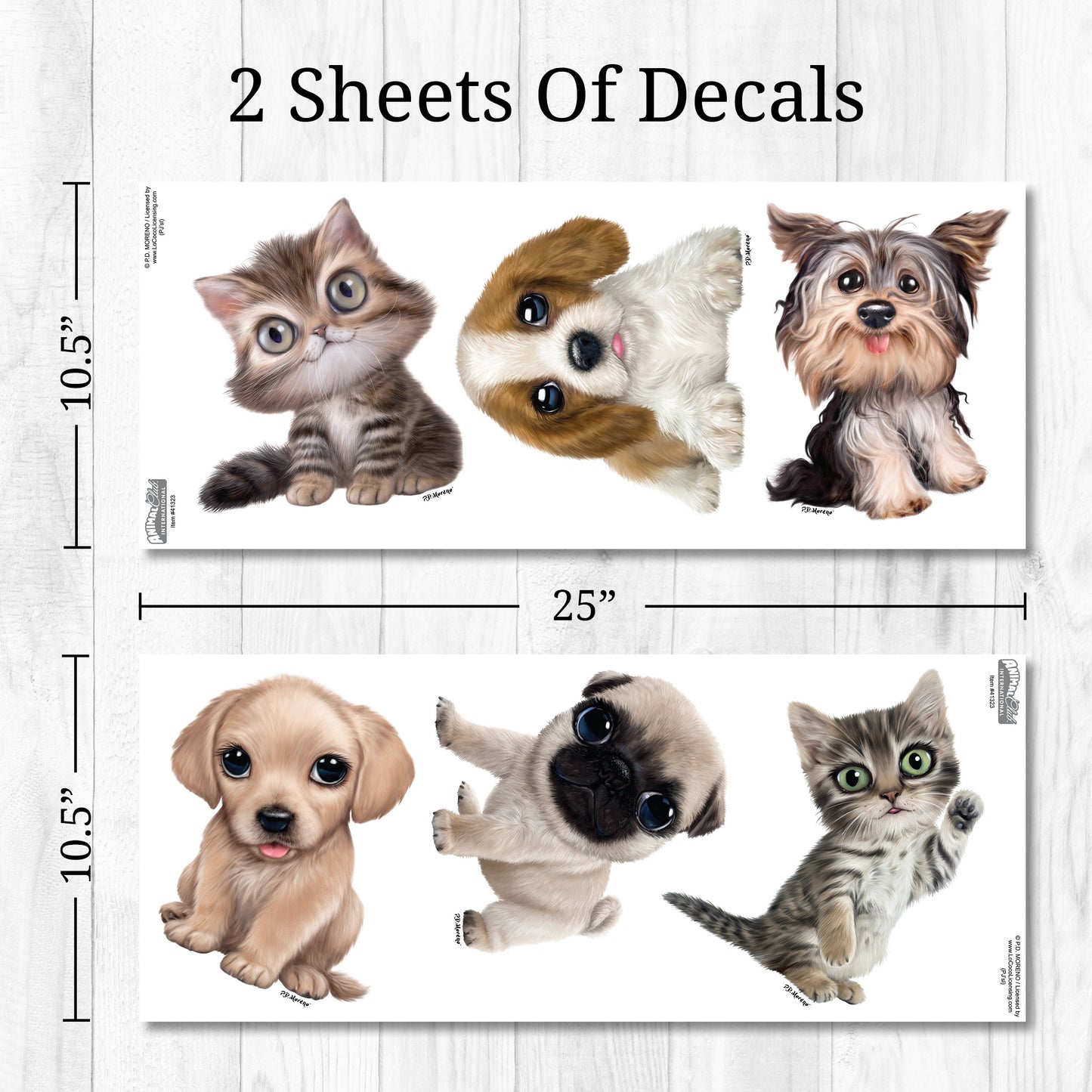 Kittens & Puppies Wall Decals