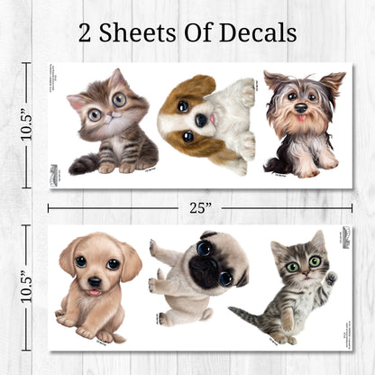 Kittens & Puppies Wall Decals