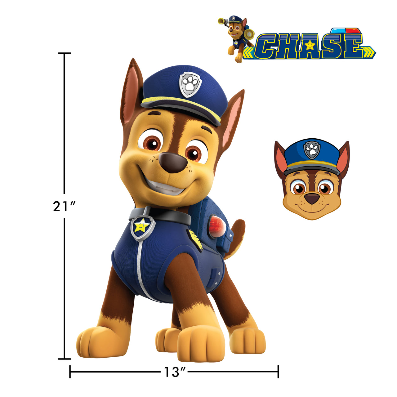 Paw Patrol Chase Wall Decal