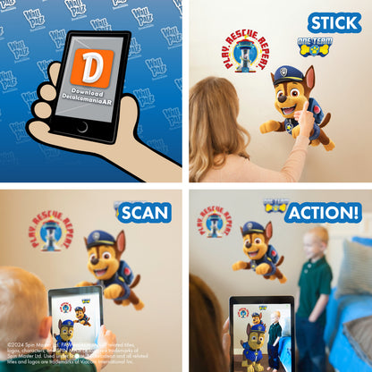 Paw Patrol 14" Chase Interactive Wall Decal