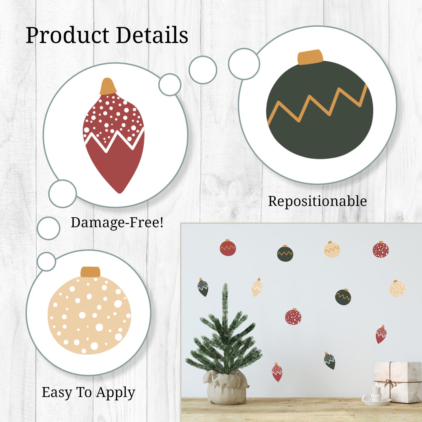Ornaments Wall Decals