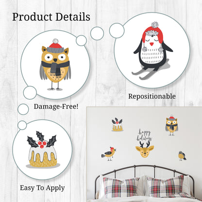 Snow Animals Wall Decals