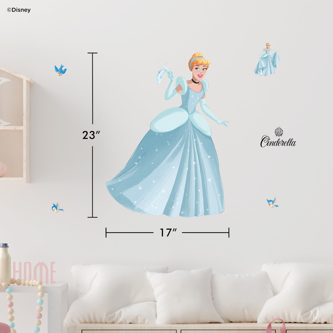 Princess Cinderella Wall Decal