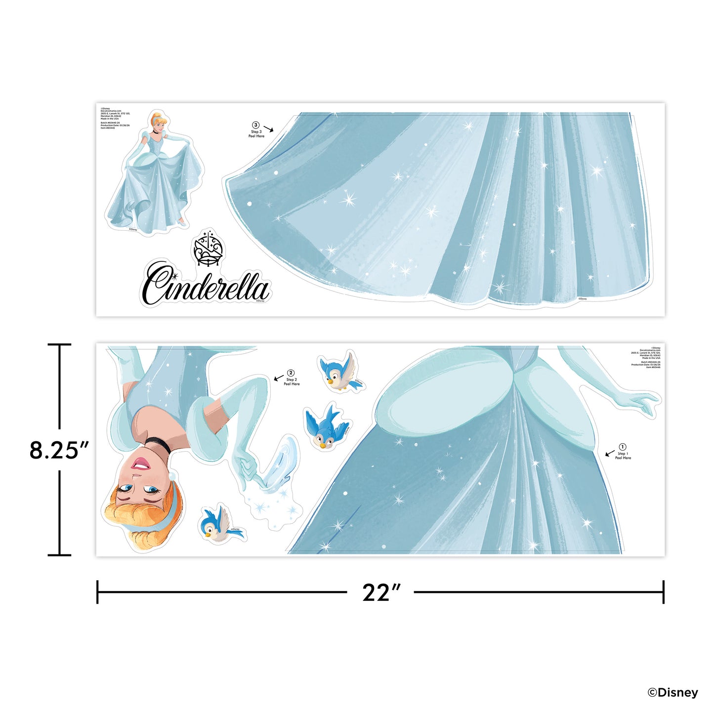 Princess Cinderella Wall Decal