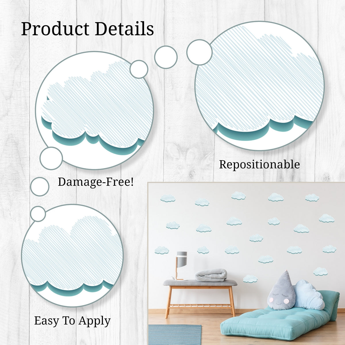 Clouds Wall Decals