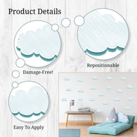 Thumbnail for Clouds Wall Decals