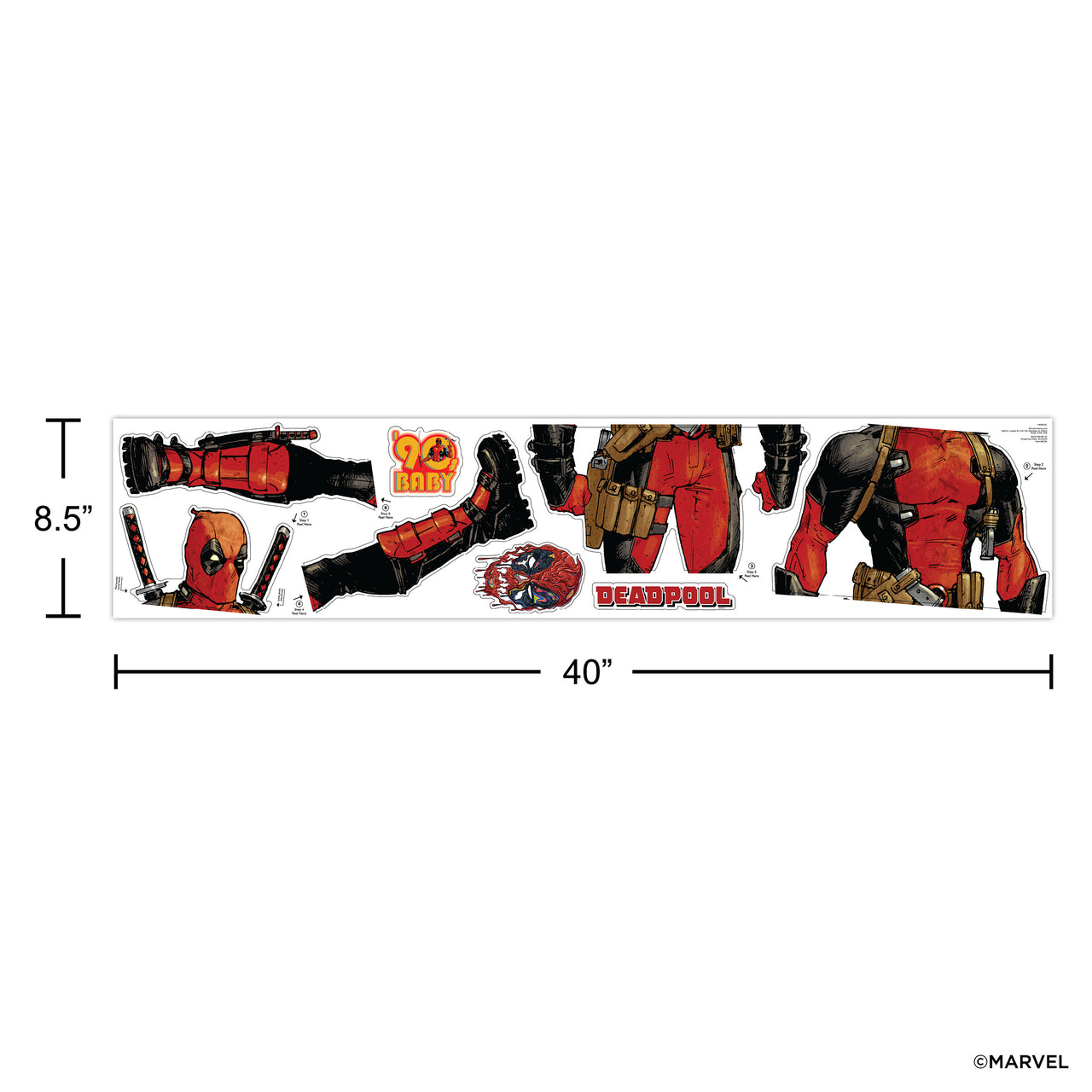 Deadpool Wall Decal