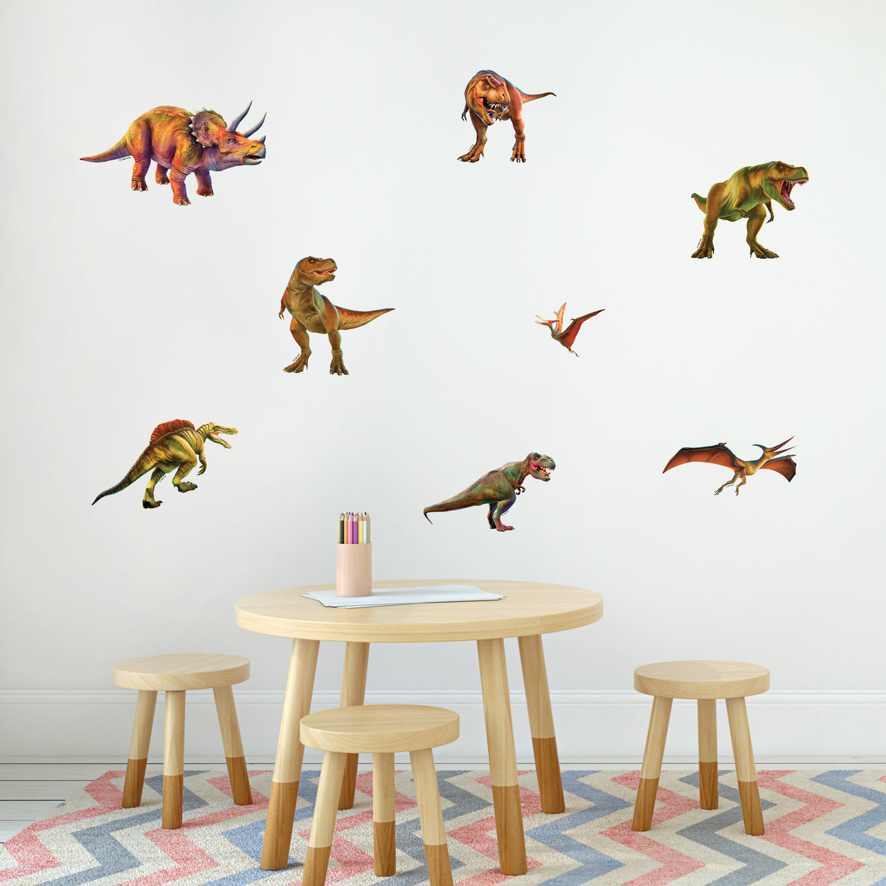 T-Rex and Friends Wall Decals