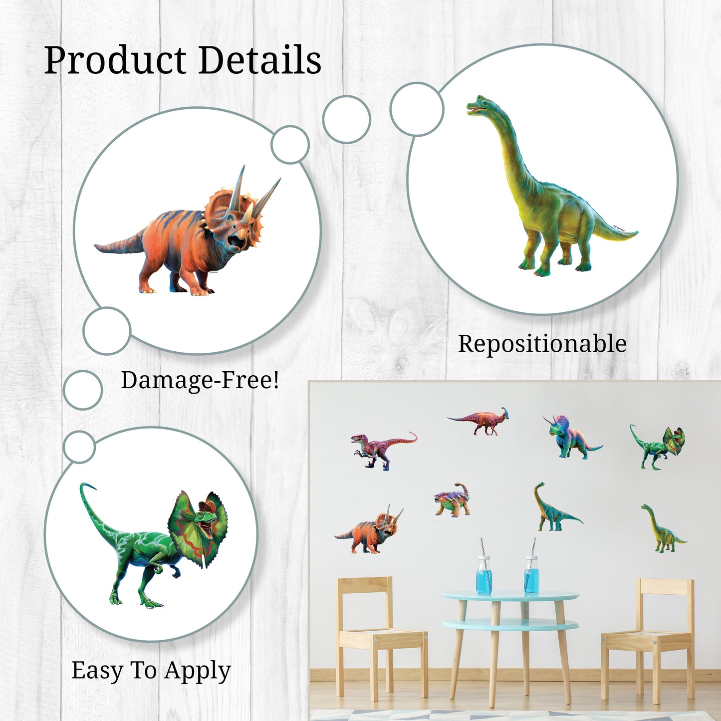 Dino Friends Wall Decals