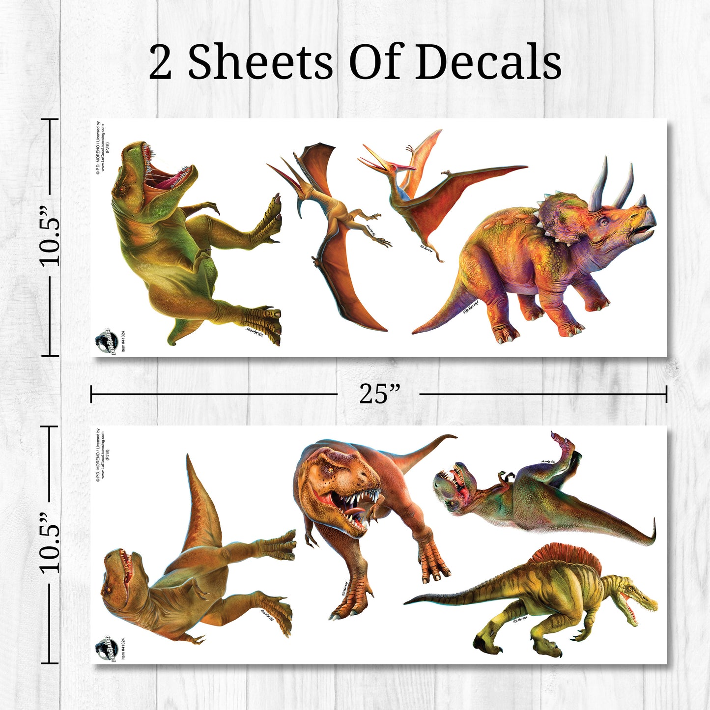 T-Rex and Friends Wall Decals