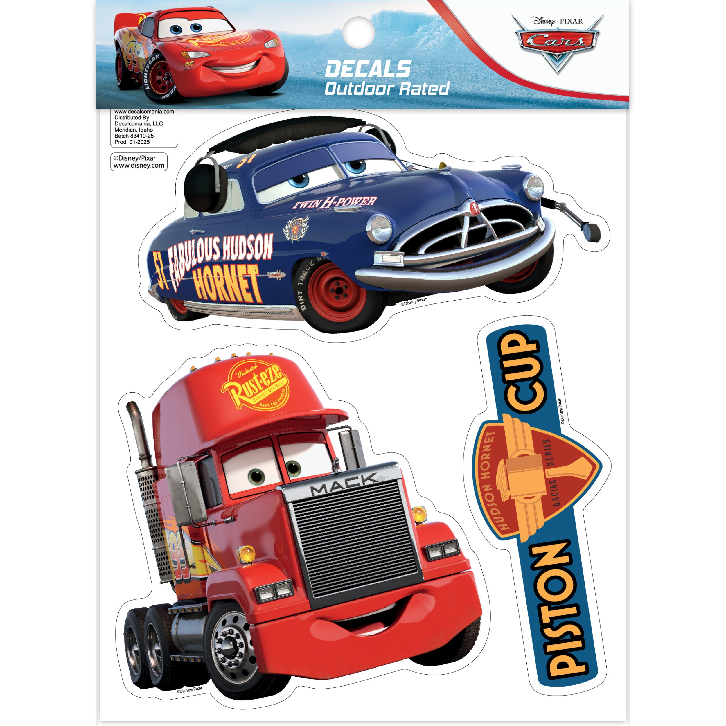 Cars - Mack & Doc Hudson – Decalcomania