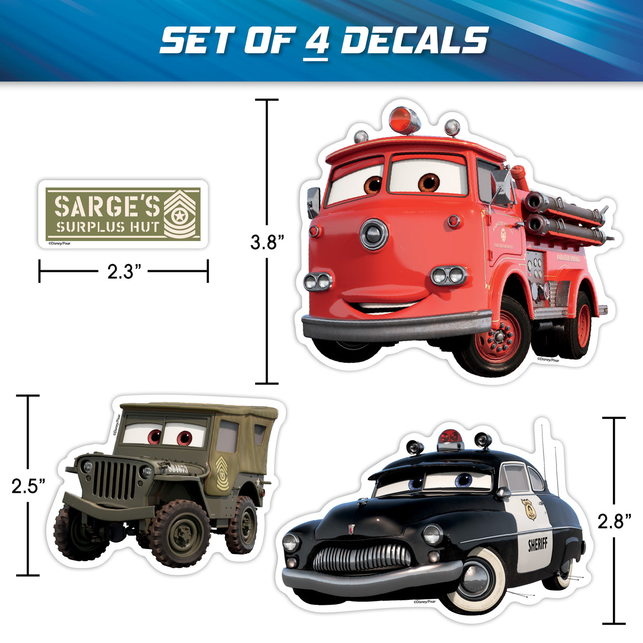 Cars - Sheriff & Friends