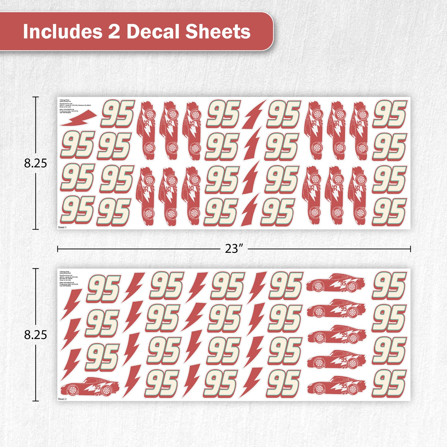 Cars Decor Wall Decals