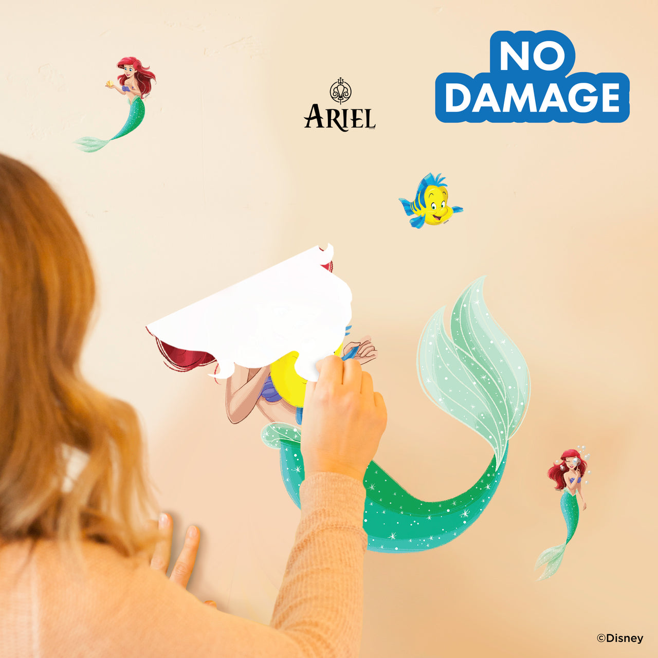 Little Mermaid Princess Ariel Wall Decal