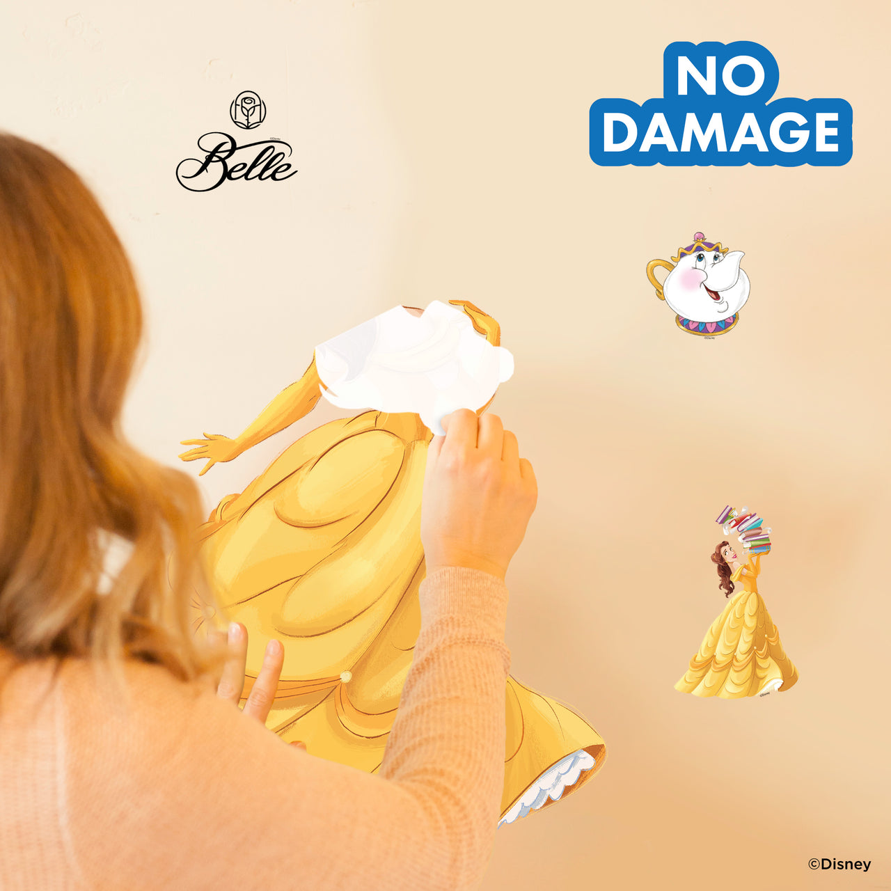 Beauty and the Beast Princess Belle Wall Decal