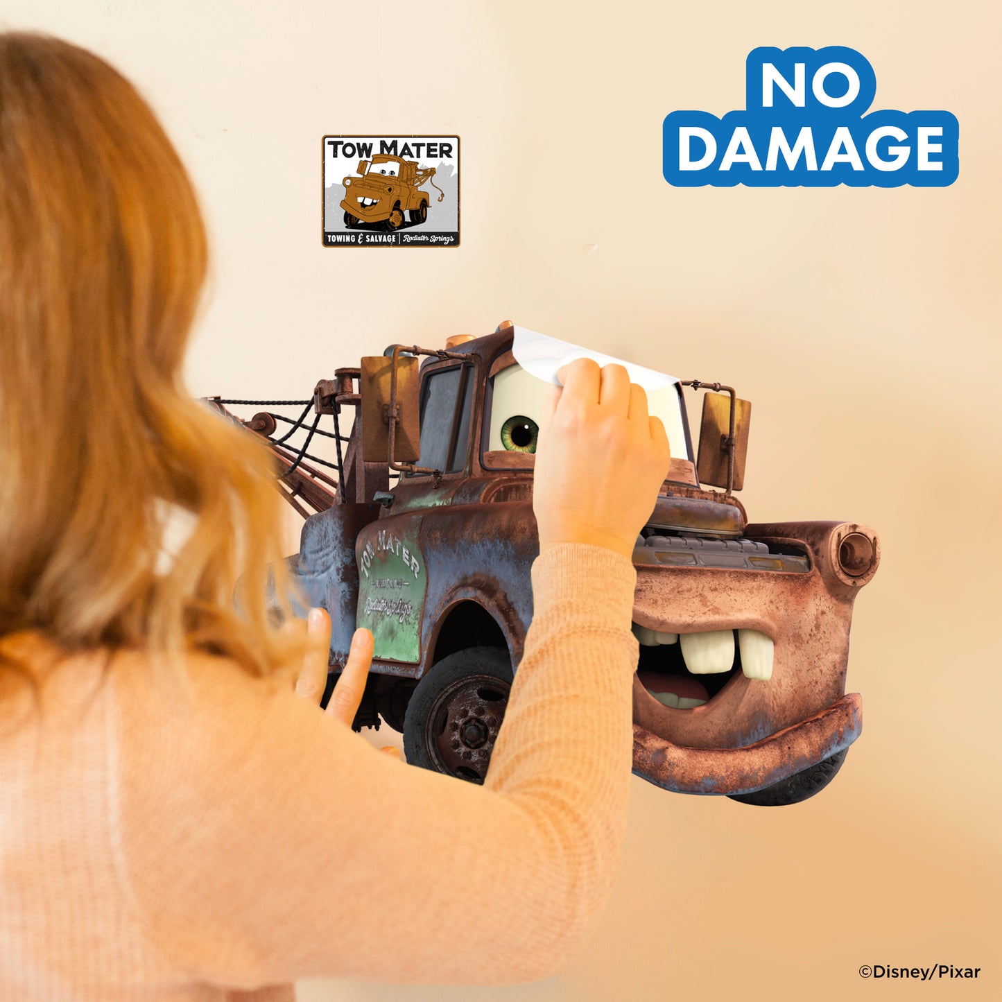 Tow Mater Wall Decal