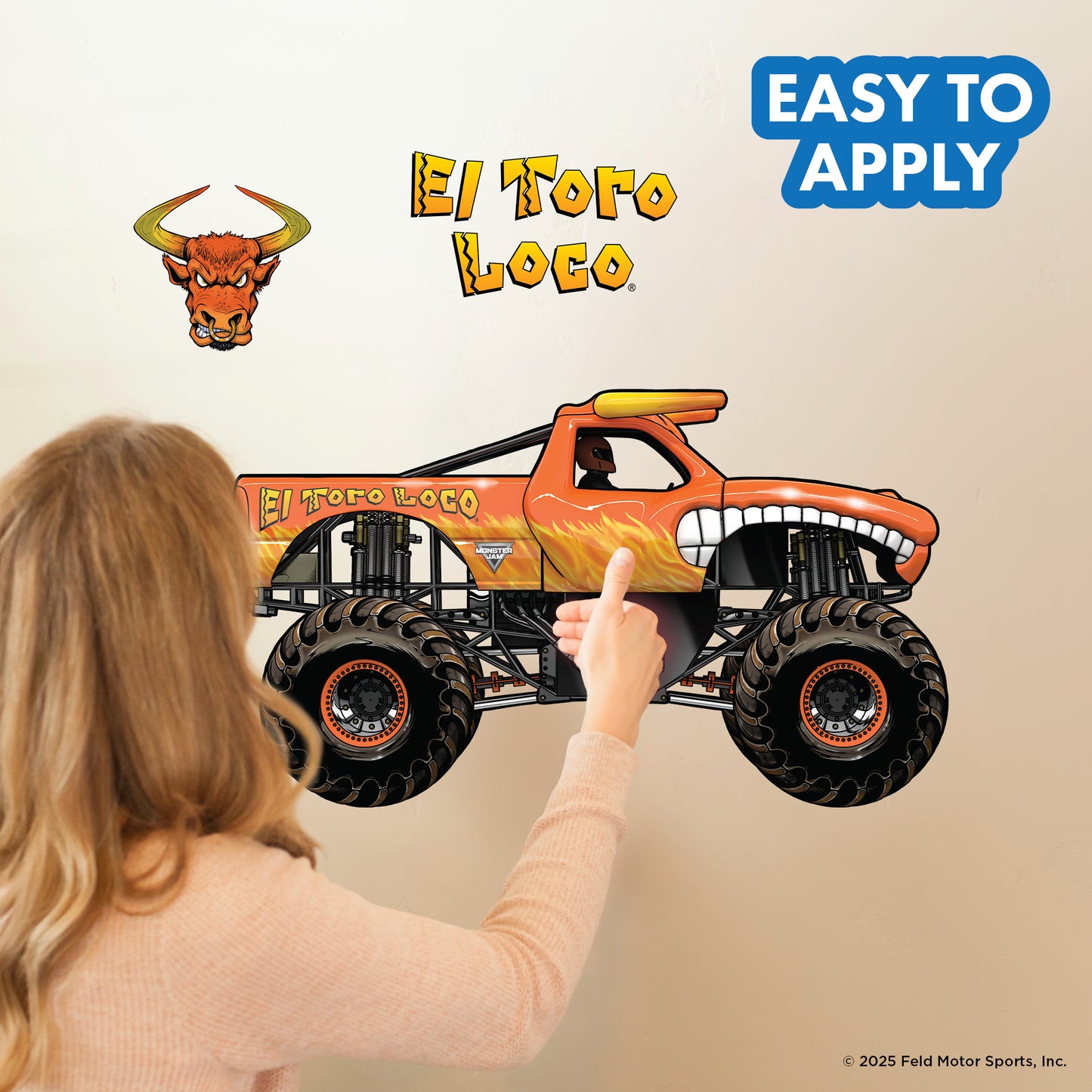 Monster Jam El Toro Loco Wall Decal