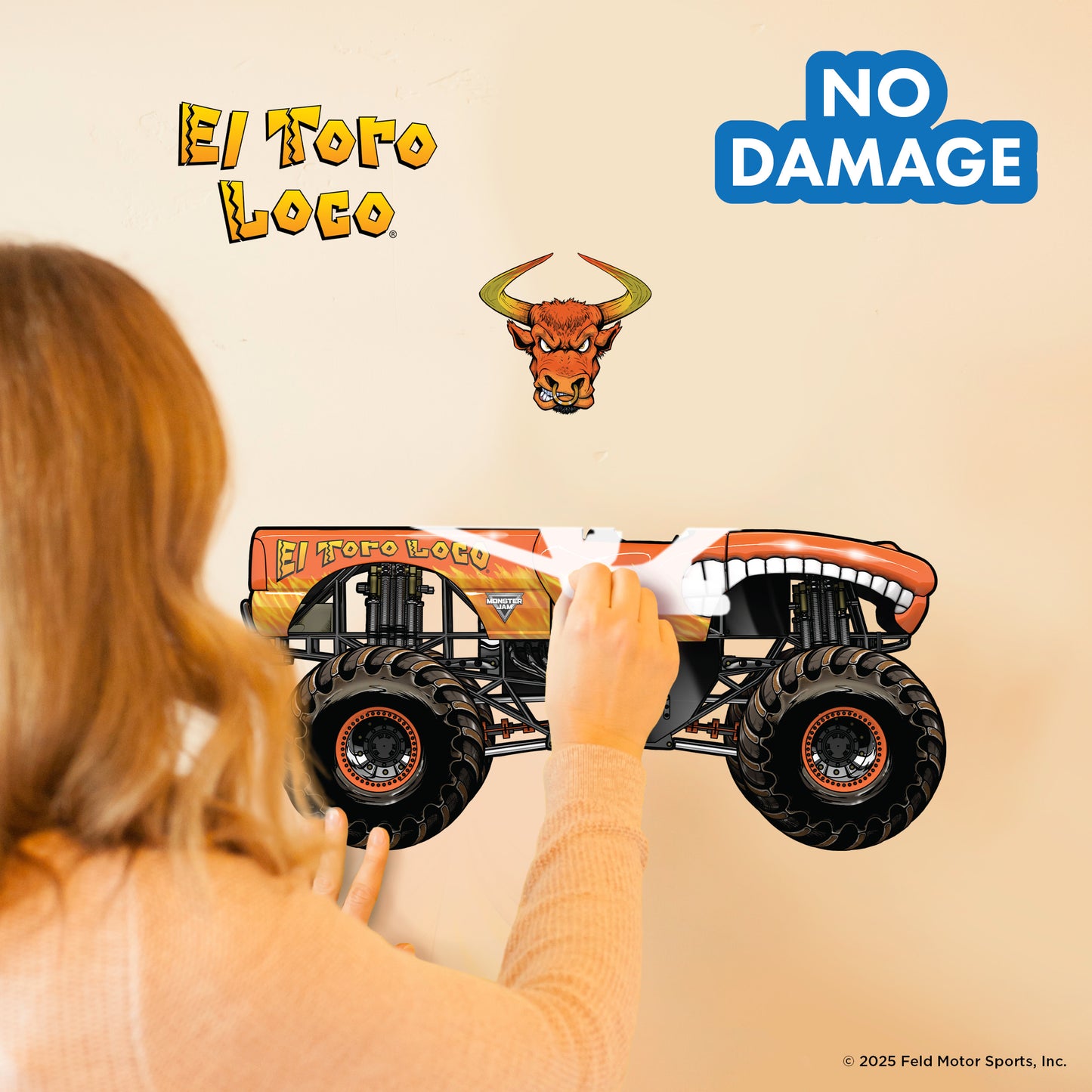 Monster Jam El Toro Loco Wall Decal