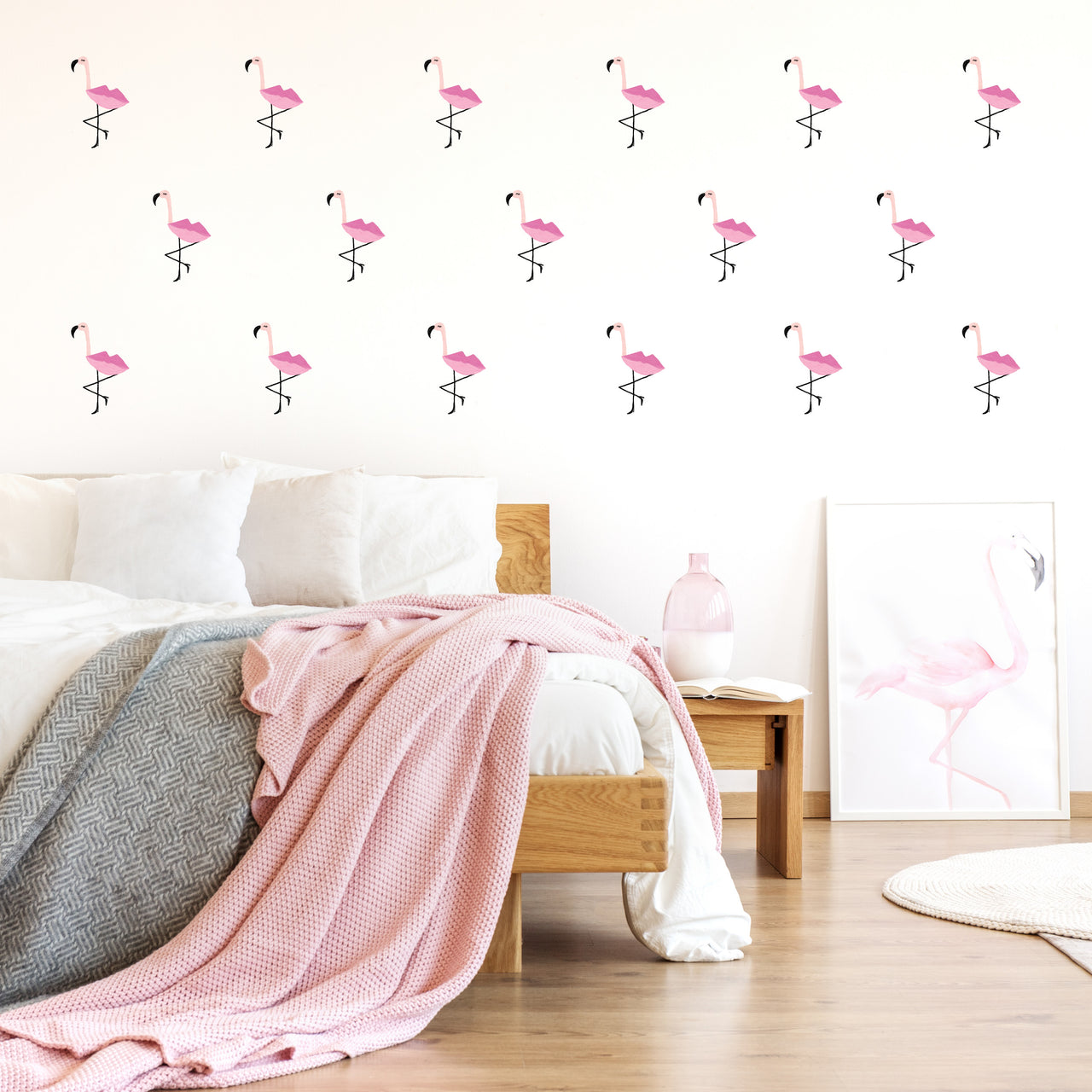 Flamingo Lips Wall Decals