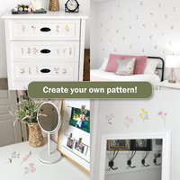 Pastel Wildflowers Wall Decals