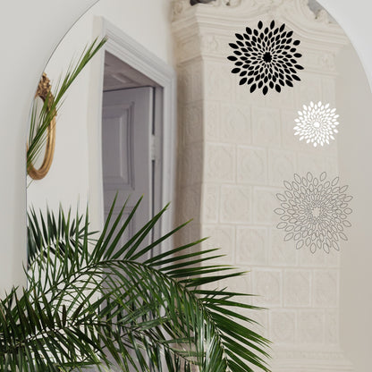Floral Mirror Decals