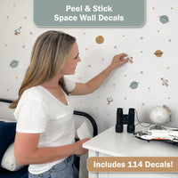 Galaxy Space Wall Decals
