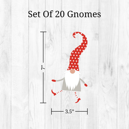Christmas Gnomes Wall Decals