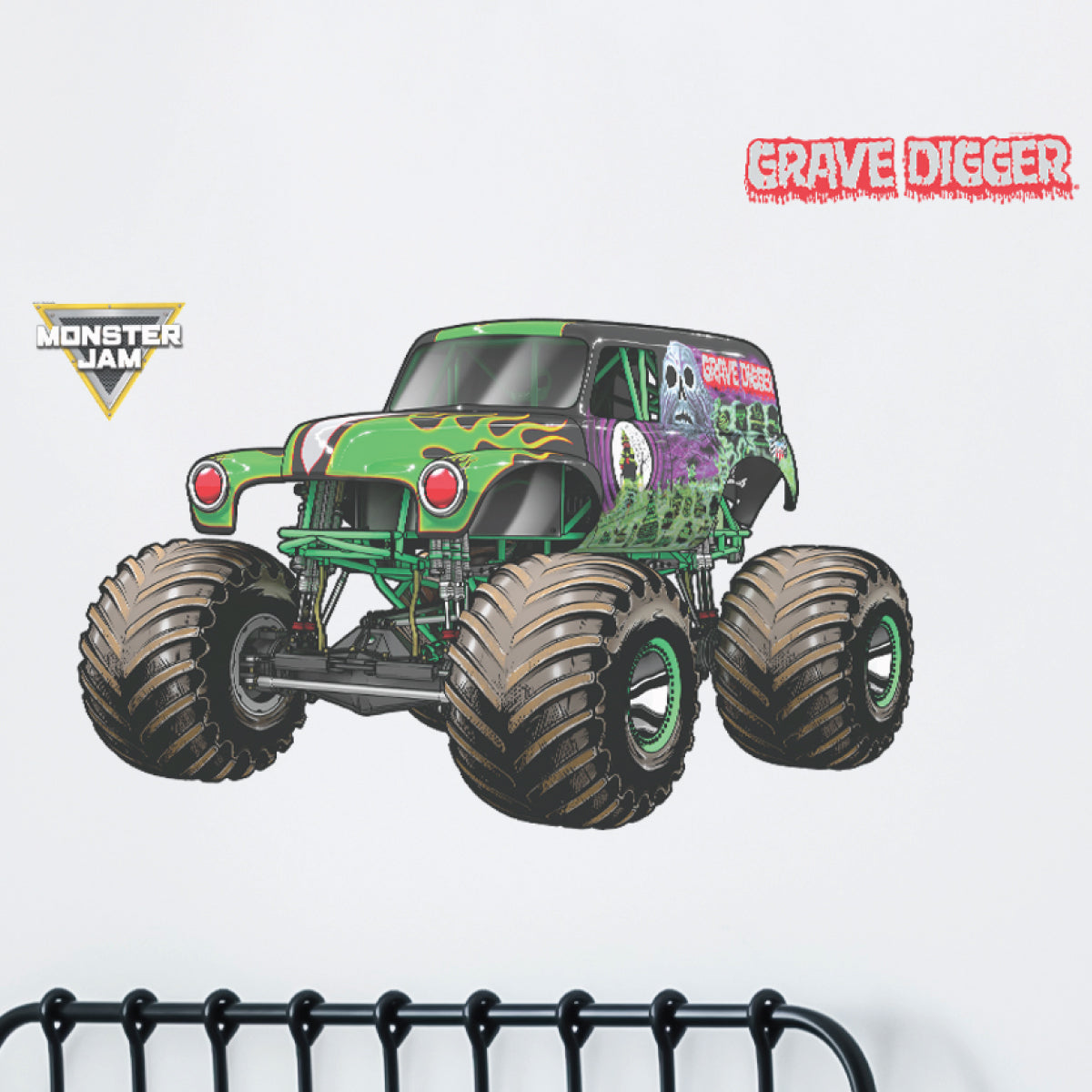 Monster Jam Grave Digger Interactive Wall Decal