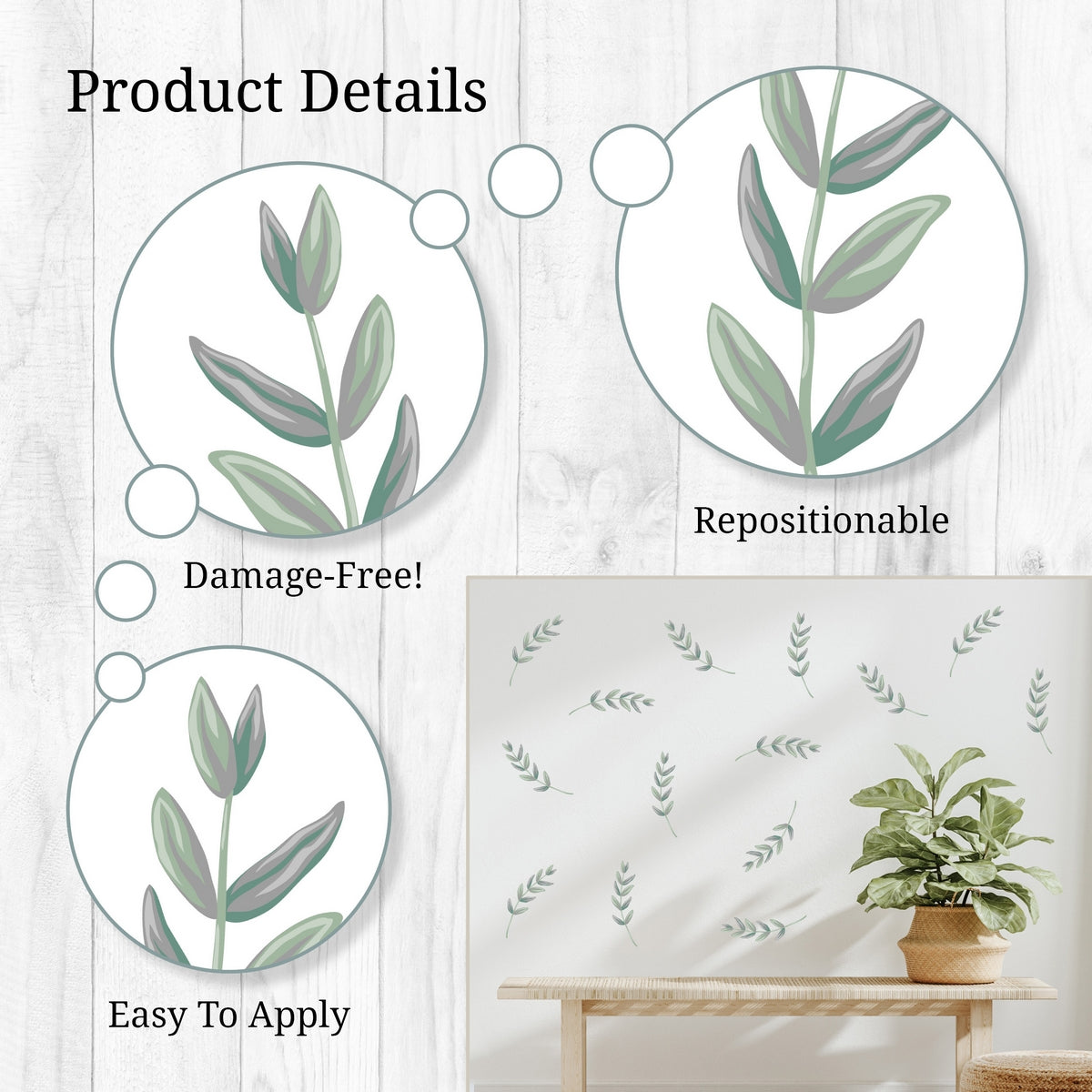 Greenery Wall Decals