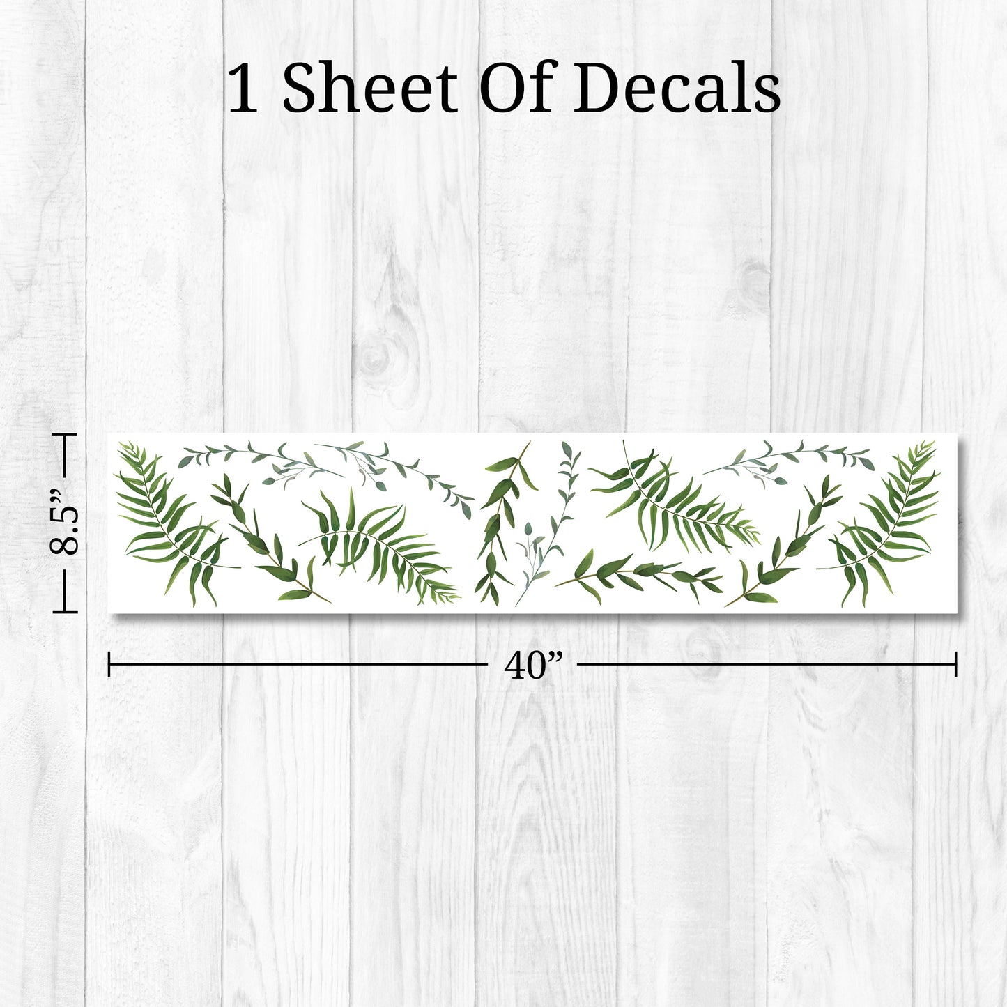 Greenery Value Wall Decals