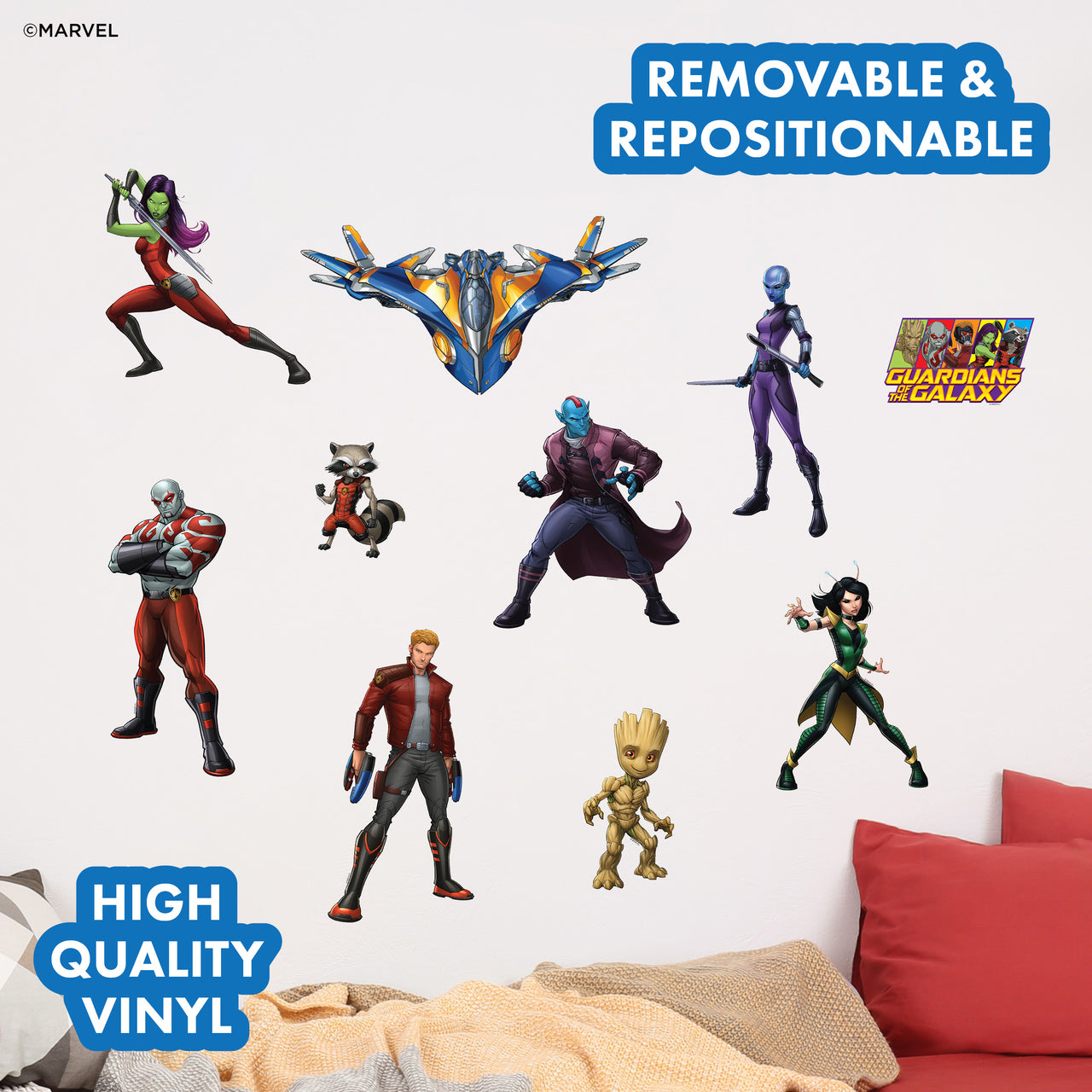Guardians of the Galaxy Wall Decals