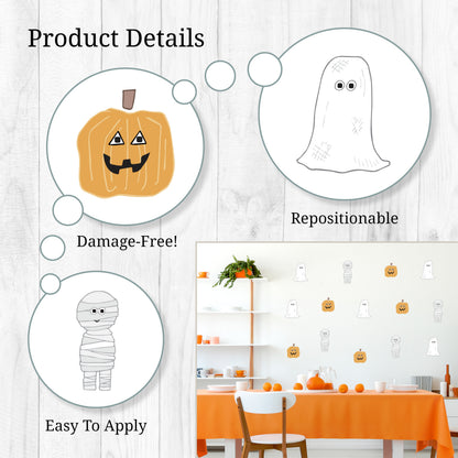 Spooky Friends Wall Decals