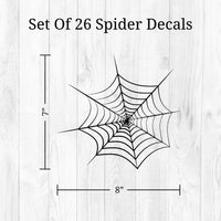 Thumbnail for Spiders and Webs Wall Decals