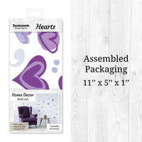 Thumbnail for Purple Hearts Wall Decals