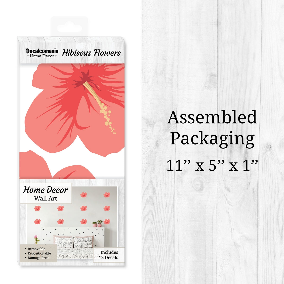 Hibiscus Flowers Wall Decals