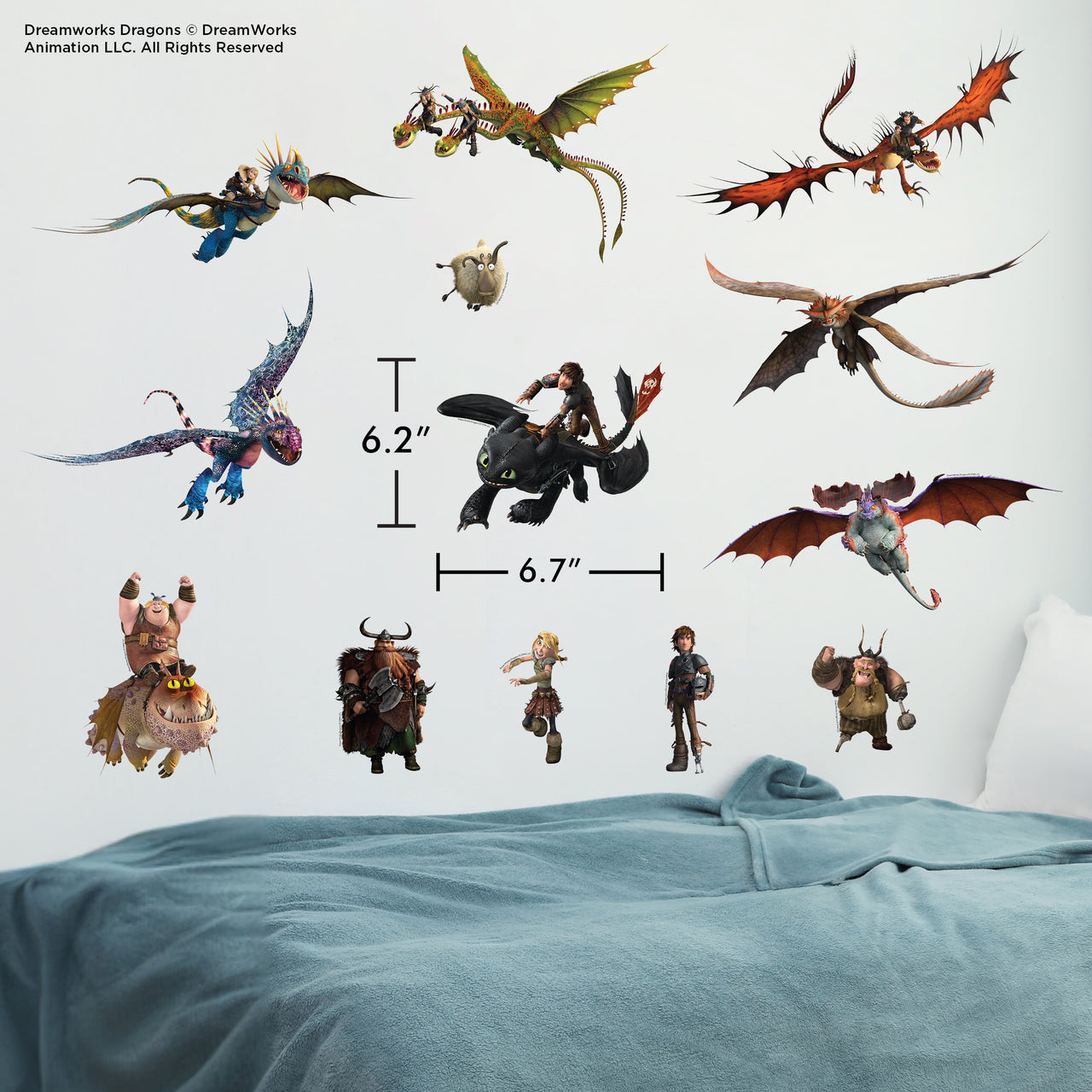 How to Train Your Dragon Wall Decals