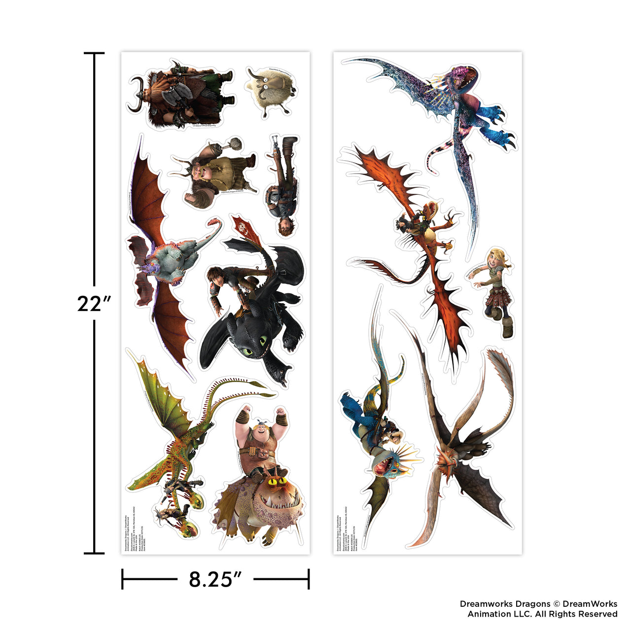 How to Train Your Dragon Wall Decals
