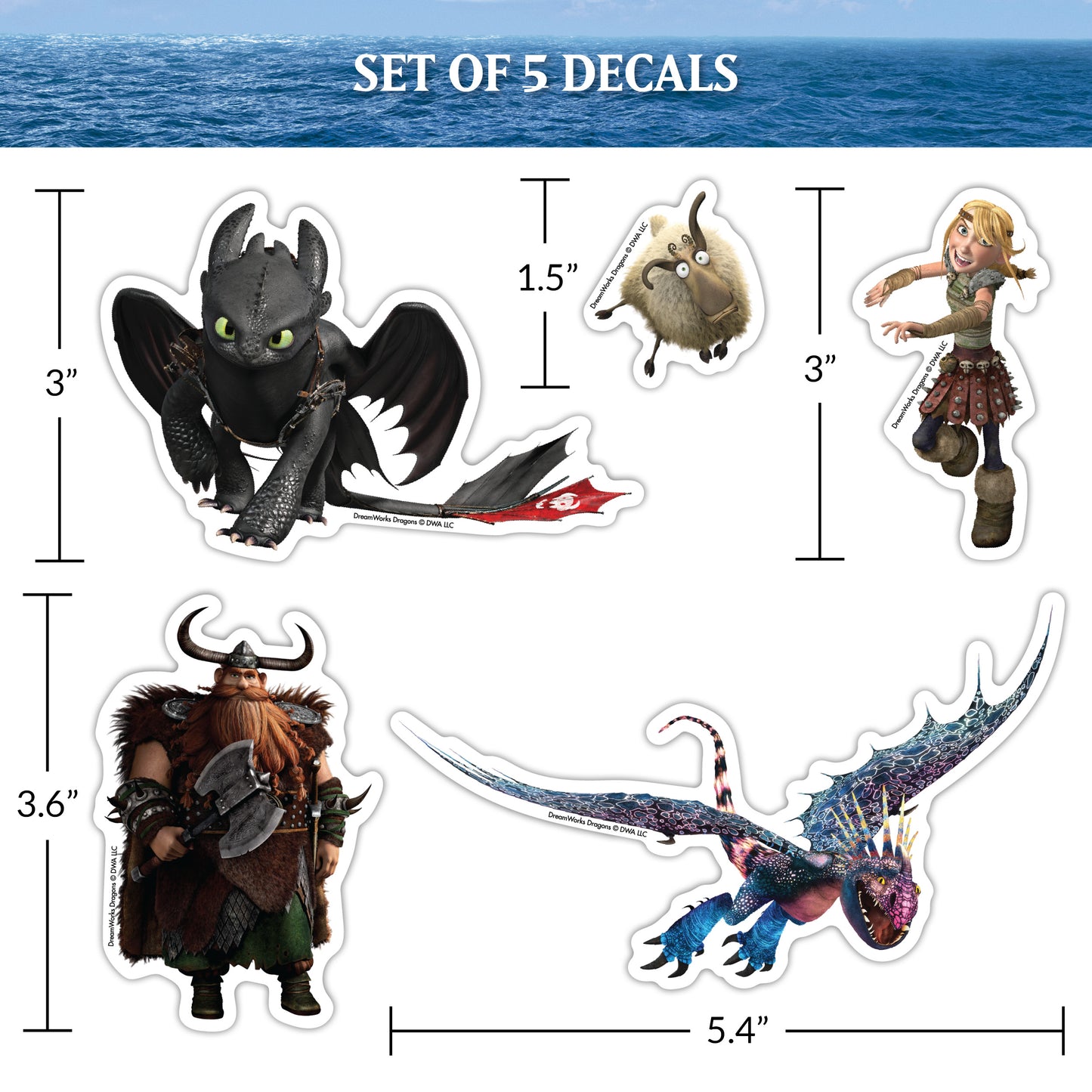 How To Train Your Dragon - Toothless & Friends
